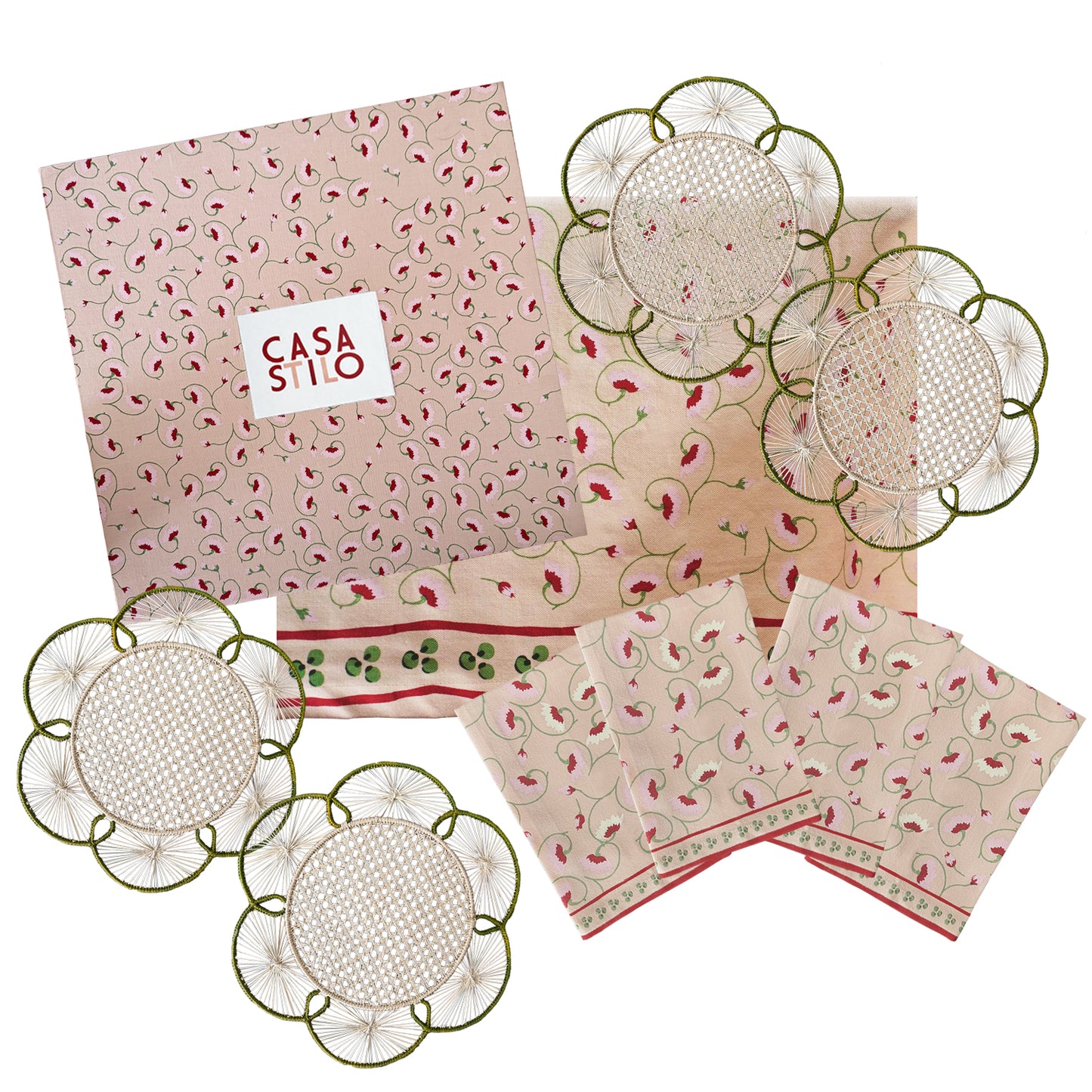La Leccia Box Set- Dark Pink- Large
