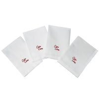 'Cin Cin' Dinner Napkins (Set of 4)