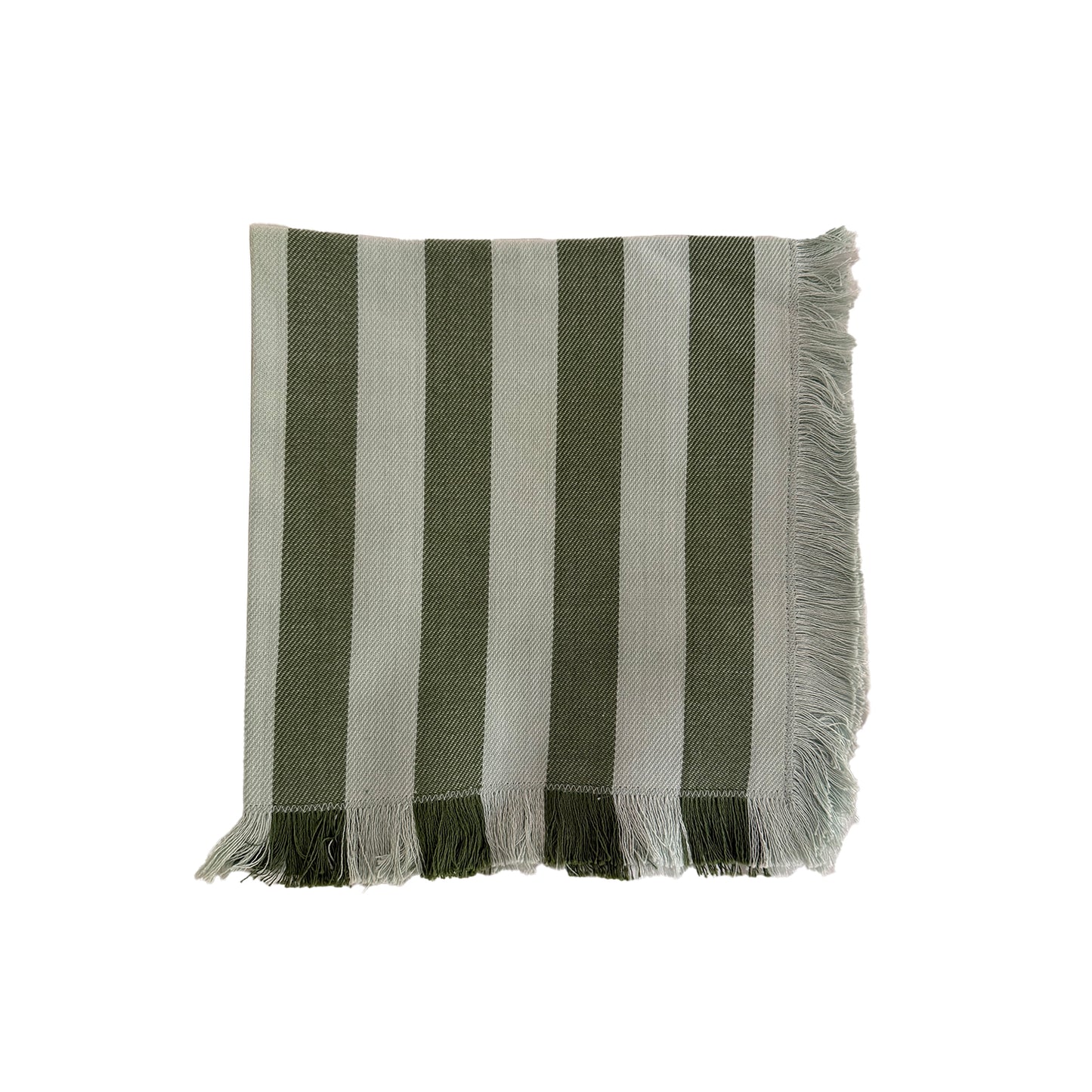 Lido Stripe Napkins in Oliva