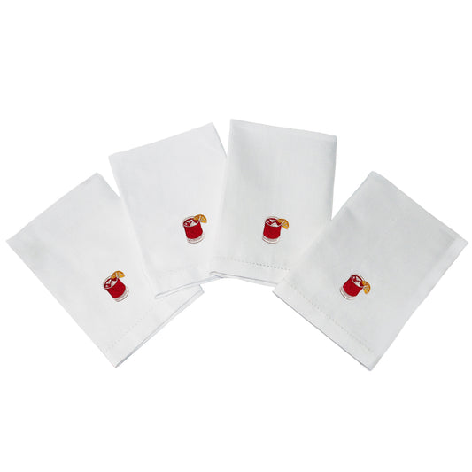 'Negroni' Dinner Napkins (Set of 4)