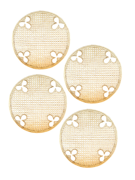 Set of 4 Olive Chargers