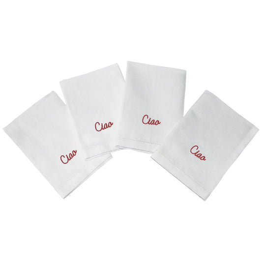 Ciao Dinner Napkins (Set of 4) - Casa Stilo