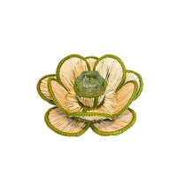 Flora Candle Holder in Green