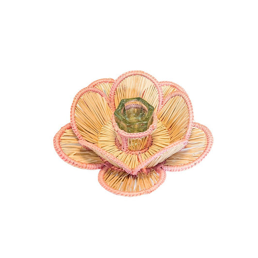 Flora Candle Holder in Pink - Casa Stilo
