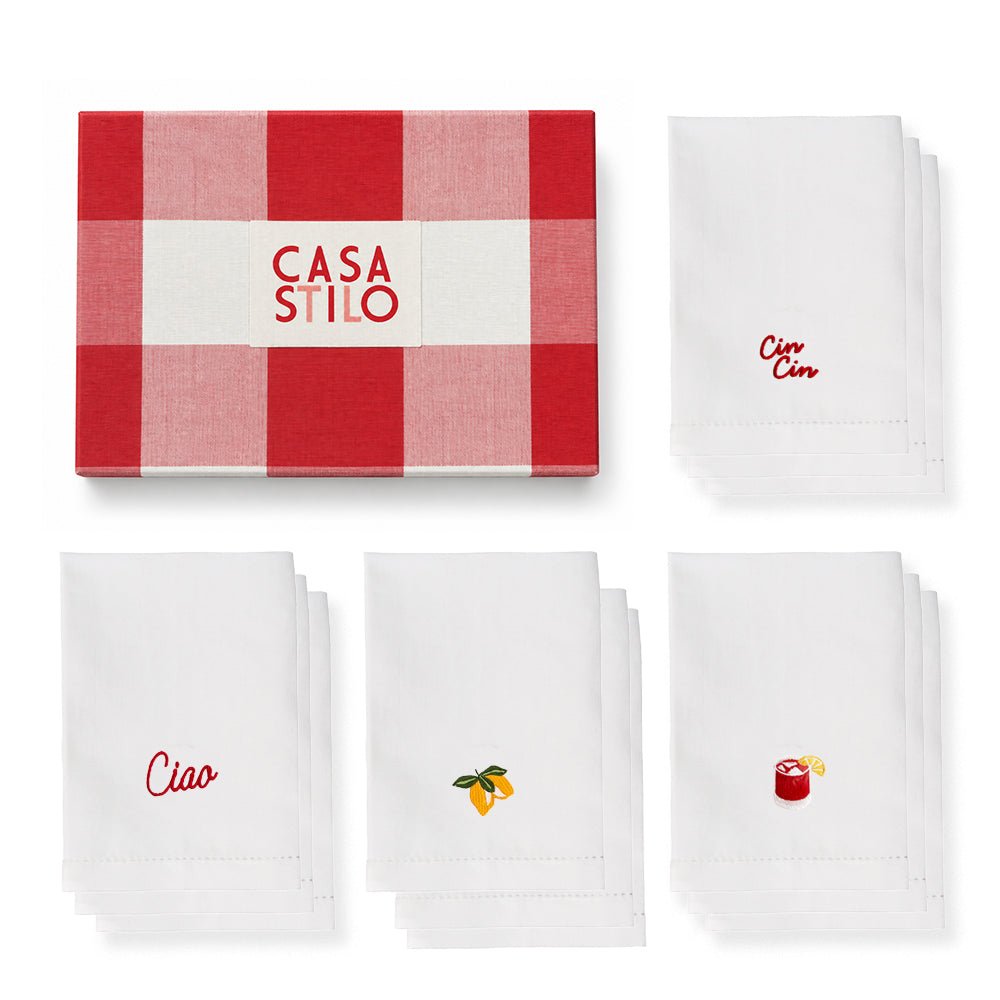 Giardino Gift Box | The Twelve Napkin Set - Casa Stilo