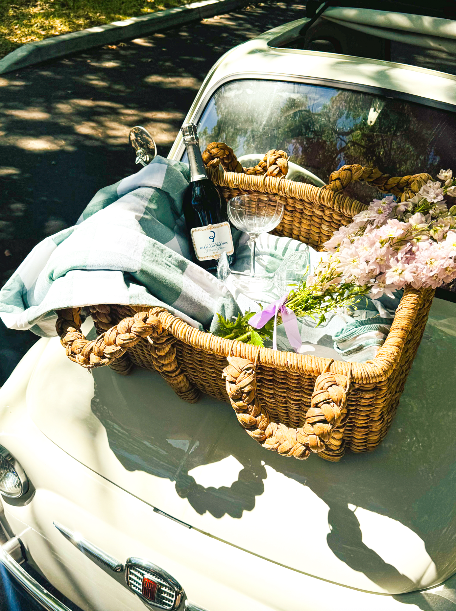 Giardino Reversible Tablecloth in Verde/Blu - Casa Stilo