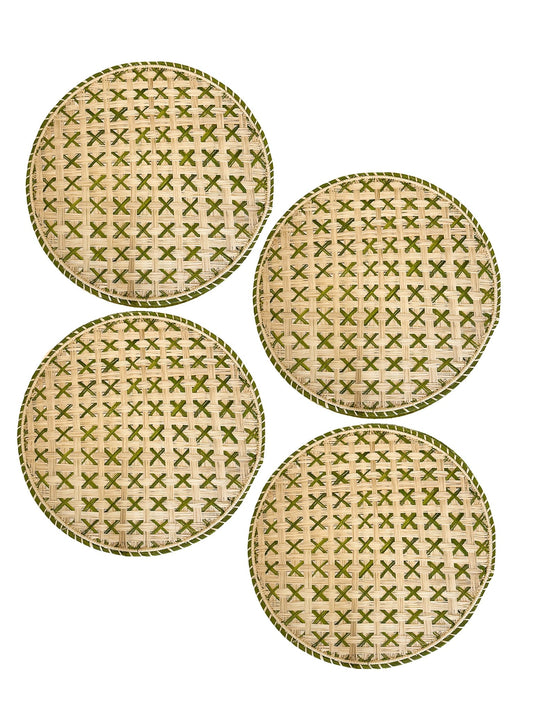 Handwoven Lido Verde Charger - Casa Stilo