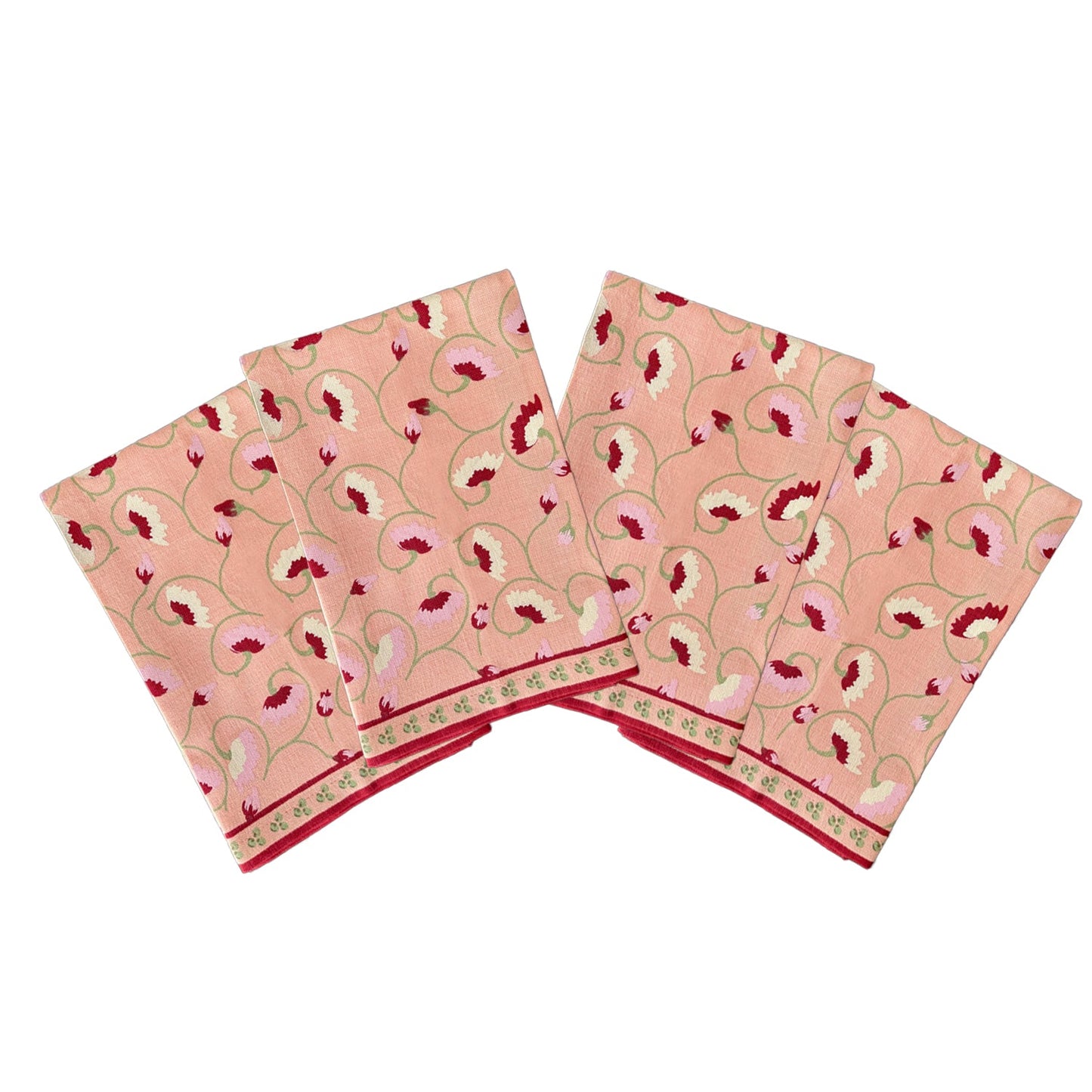 La Leccia Napkin (Set of 4) in Dark Pink - Casa Stilo
