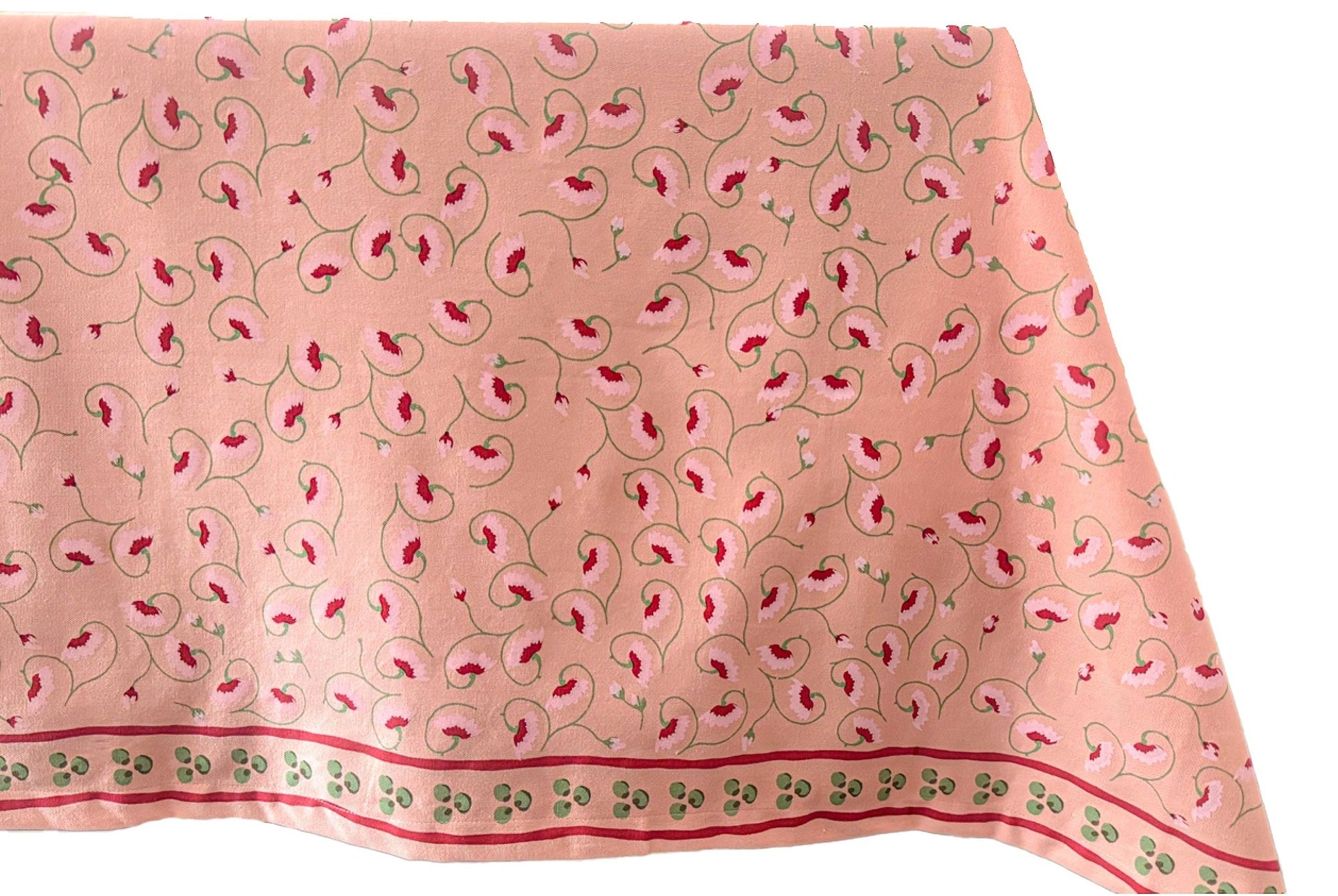 La Leccia Tablecloth in Dark Pink - Casa Stilo