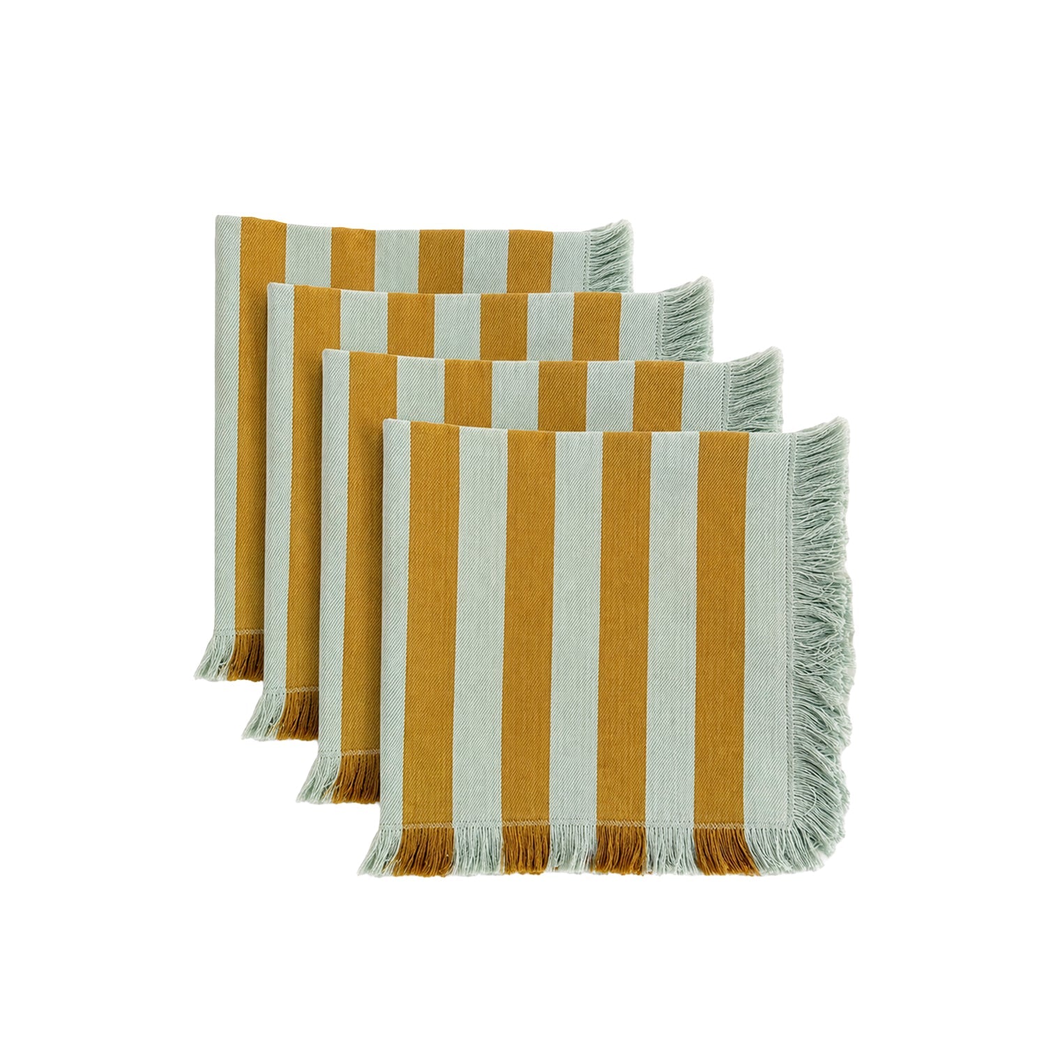 Lido Stripe Napkins in Sole - Casa Stilo