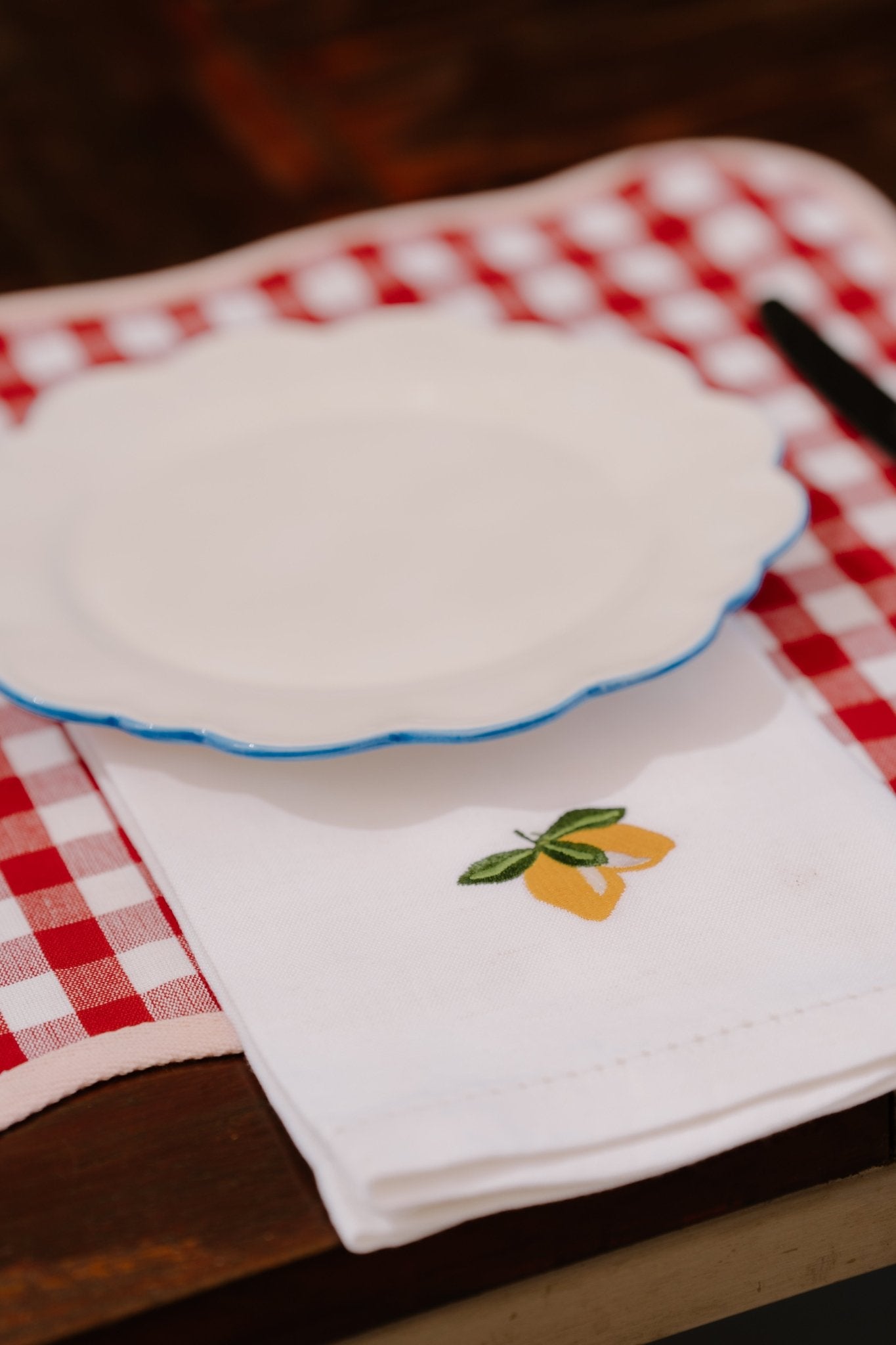 'Limone' Dinner Napkins (Set of 4) - Casa Stilo