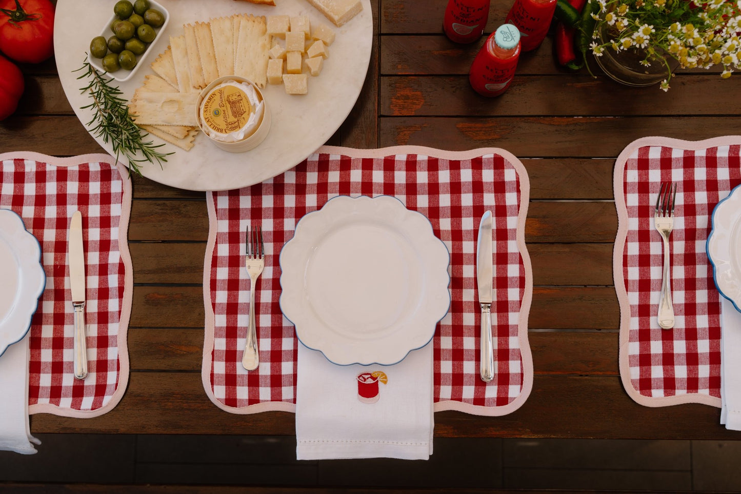 'Negroni' Dinner Napkins (Set of 4) - Casa Stilo